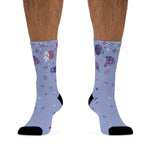 Load image into Gallery viewer, Spring Dink Gradient© Lavender Socks for Pickleball Enthusiasts
