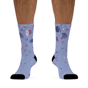 Spring Dink Gradient© Lavender Socks for Pickleball Enthusiasts