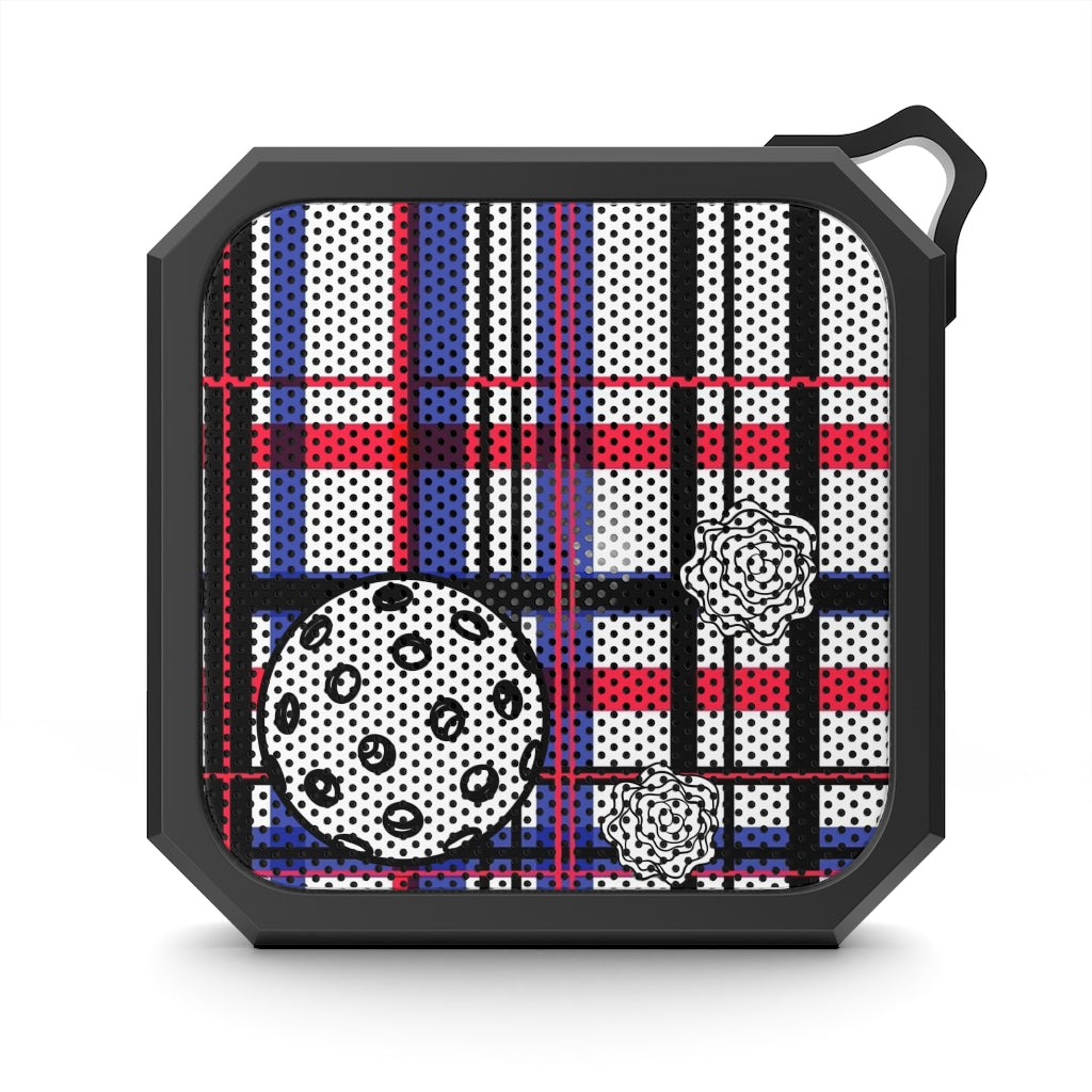 Got Pla(yed)id© Red, White & Blue Blackwater Outdoor Bluetooth Speaker for Pickleball Enthusiasts