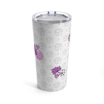 Load image into Gallery viewer, Spring Dink Logo© Grey &amp; Fuchsia Tumbler 20oz
