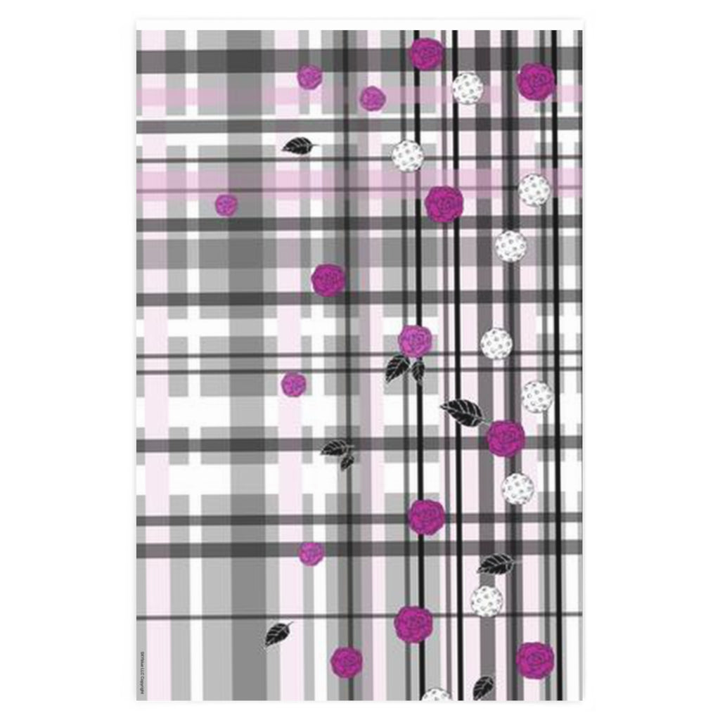 Got Pla(yed)id© Grey & Fuchsia - Wrapping Paper