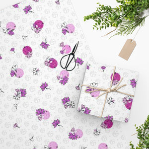 Spring Dink Logo© Gradient Grey & Fuchsia - Wrapping Paper