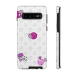 Load image into Gallery viewer, Tough Cases for Various Cell Phone Models - For Pickleball Enthusiasts - Spring Dink Logo Grey &amp; Fuchsia
