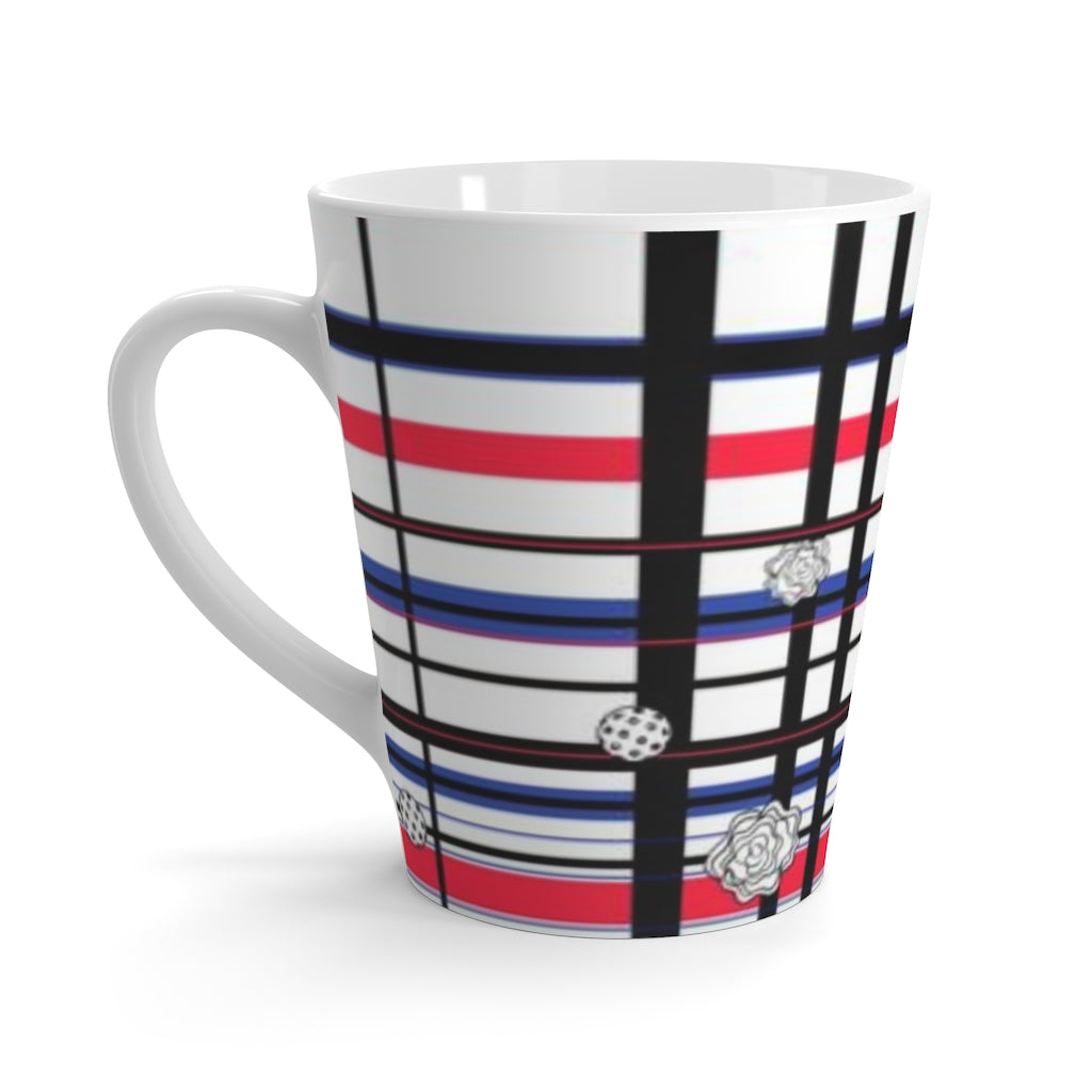 Got Pla(yed)id© Red, White & Blue Mug for Pickleball Enthusiasts
