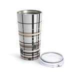 Load image into Gallery viewer, Got Pla(yed)id© Beige &amp; Black Tumbler 20oz
