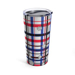 Load image into Gallery viewer, Got Pla(yed)id© Red, White &amp; Blue Tumbler 20oz for Pickleball Enthusiasts
