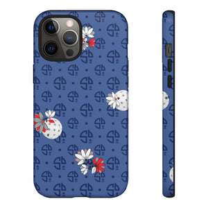 Tough Cases for various Cell Phone Models - For Pickleball Enthusiasts - Spring Dink Logo Red, White & Blue
