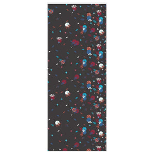 Spring Dink Gradient© Hopeful Discordance Brown, White, Blue, Teal & Dark Red Wrapping Paper for Pickleball Enthusiasts