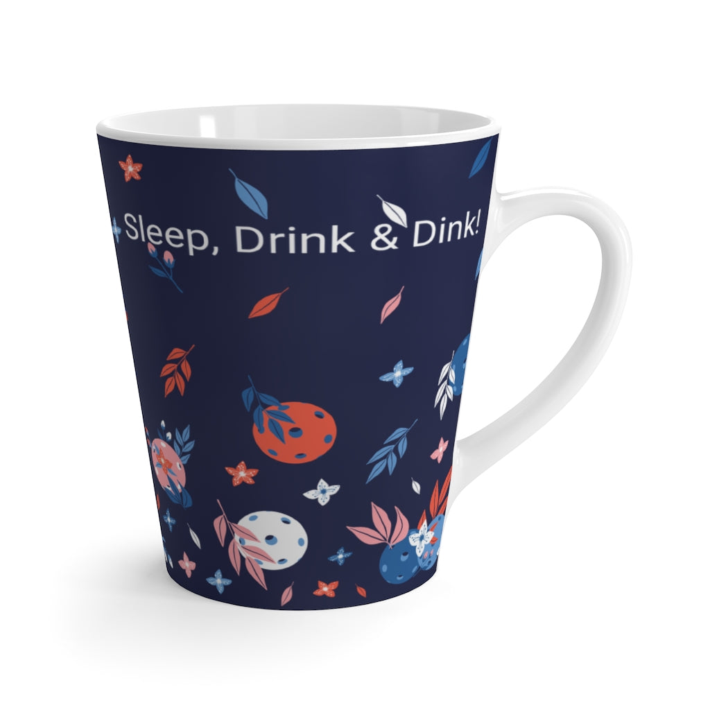 Spring Dink Gradient© Blue - Sleep, Drink & Dink! Mug for Pickleball Enthusiasts