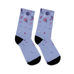 Load image into Gallery viewer, Spring Dink Gradient© Lavender Socks for Pickleball Enthusiasts
