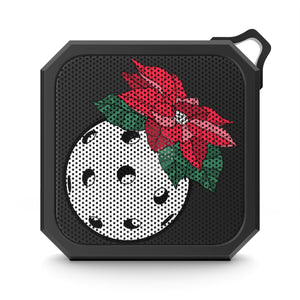 "Poinsettia Pickleball©" Blackwater Outdoor Bluetooth Speaker for Pickleball enthusiasts