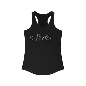 Women's Racerback Tank - Baby Boy on Board - Love, Baby Boy & Pickleball