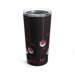 Load image into Gallery viewer, Be my Valentine! XO Stainless Steel Tumbler 20oz for Pickleball Enthusiasts
