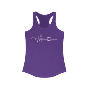 Women's Racerback Tank - Baby Boy on Board - Love, Baby Boy & Pickleball