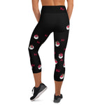 Load image into Gallery viewer, Be my Valentine! XO© High Waisted Women&#39;s Pickleball Capris, UPF 50+
