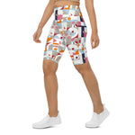 Load image into Gallery viewer, Dink &amp; Drive under the Sun Recoup2© Women&#39;s High -Waisted Long Shorts w/pocket for Pickleball Enthusiasts
