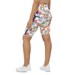 Load image into Gallery viewer, Dink &amp; Drive under the Sun Recoup2© Women&#39;s High -Waisted Long Shorts w/pocket for Pickleball Enthusiasts
