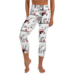 Load image into Gallery viewer, Dink &amp; Drive under the Sun© Happy Hour High Waisted Women&#39;s Pickleball Capris, UPF 50+
