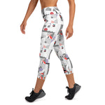 Load image into Gallery viewer, Dink &amp; Drive under the Sun© Happy Hour High Waisted Women&#39;s Pickleball Capris, UPF 50+
