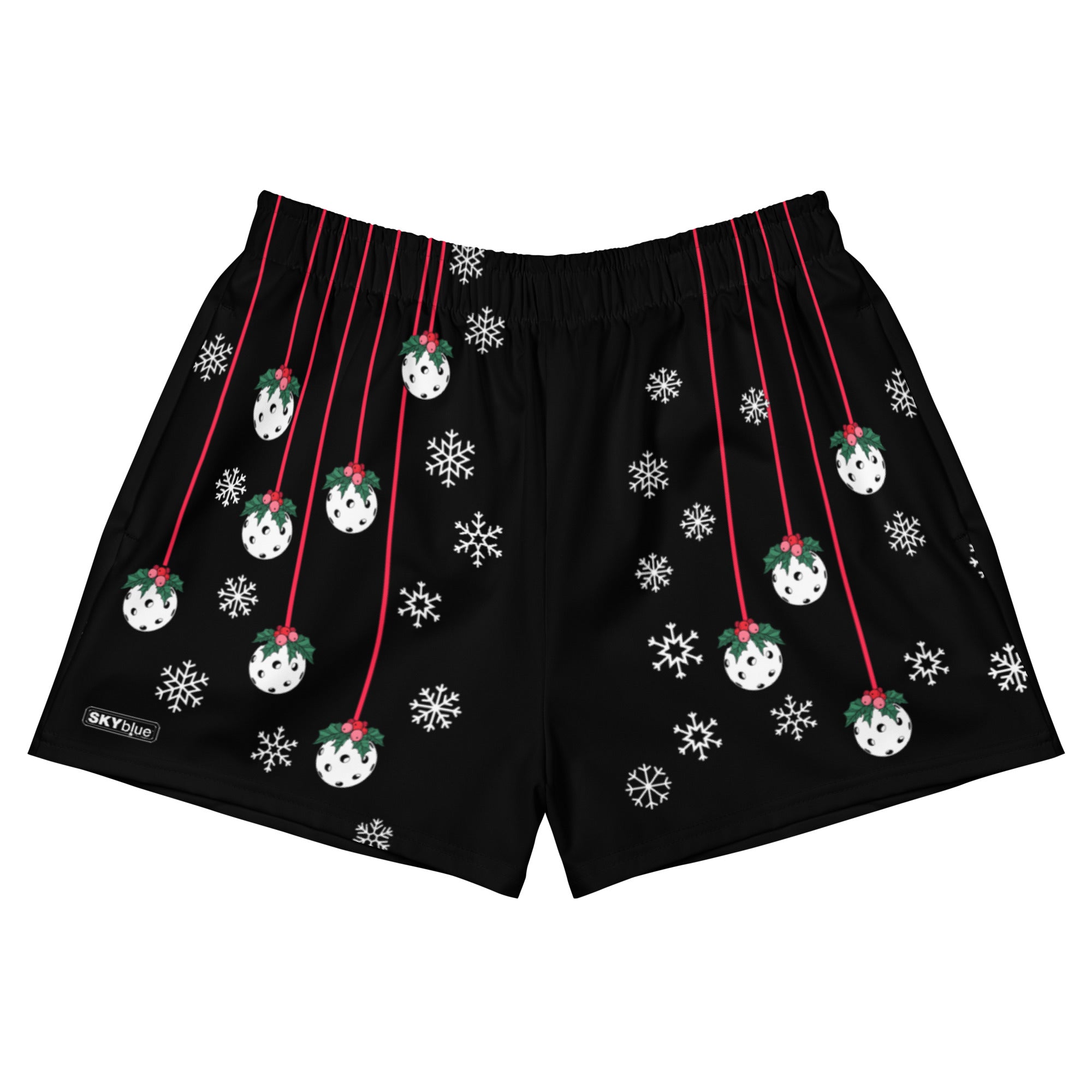 Holly Pickleball© Women's Pickleball Athletic Short Shorts w/pockets