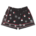 Load image into Gallery viewer, Poinsettia Pickleball© Bandana Style Women&#39;s Pickleball Athletic Short Shorts w/pockets
