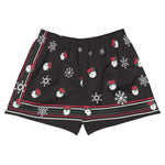 Load image into Gallery viewer, Poinsettia Pickleball© Bandana Style Women&#39;s Pickleball Athletic Short Shorts w/pockets
