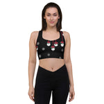 Load image into Gallery viewer, Poinsettia Pickleball© Compression Racerback Sports Bra for Pickleball Enthusiasts

