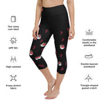 Load image into Gallery viewer, Put a Bow on it!© High Waisted Women&#39;s Pickleball Capris, UPF 50+
