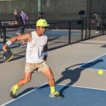 Load image into Gallery viewer, Sandbagger aka Spring Dink Gradient Logo© Shades of Brown Men&#39;s Long Casual Shorts for Pickleball Enthusiasts
