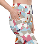 Load image into Gallery viewer, Dink &amp; Drive under the Sun Recoup© Pickleball Performance Leggings with pockets, UPF 50+
