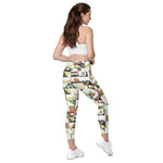 Load image into Gallery viewer, Dink &amp; Drive under the Sun Considerate© Pickleball Performance Leggings with pockets, UPF 50+
