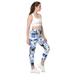 Load image into Gallery viewer, Dink &amp; Drive under the Sun Summertime© Women;s Pickleball Performance Leggings with pockets, UPF 50+
