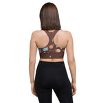 Load image into Gallery viewer, Spring Dink Gradient© Ambient Compression Racerback Sports Bra for Pickleball Enthusiasts
