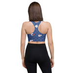 Load image into Gallery viewer, Spring Dink Logo© Red, White &amp; Blue Women&#39;s Compression Racerback Sports Bra for Pickleball Enthusiasts
