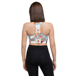Load image into Gallery viewer, Dink &amp; Drive under the Sun Recoup2© Women&#39;s Compression Racerback Sports Bra for Pickleball Enthusiasts
