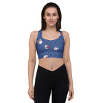 Load image into Gallery viewer, Spring Dink Logo© Red, White &amp; Blue Women&#39;s Compression Racerback Sports Bra for Pickleball Enthusiasts
