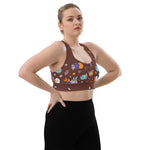 Load image into Gallery viewer, Spring Dink Gradient© Ambient Compression Racerback Sports Bra for Pickleball Enthusiasts
