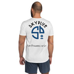 Load image into Gallery viewer, White - Play Pickleball in Style! SKYblue™ Men&#39;s Performance Athletic Short Sleeve Shirt w/MaxDri &amp; MicroBlok to compliment the Dink &amp; Drive under the Sun Summertime©

