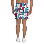 Load image into Gallery viewer, Dink &amp; Drive under the Sun Hopeful Discordance© Men&#39;s Long Casual Shorts for Pickleball Enthusiasts
