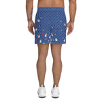 Load image into Gallery viewer, Spring Dink Logo Gradient© Red, White &amp; Blue Men&#39;s Long Casual Shorts for Pickleball Enthusiasts
