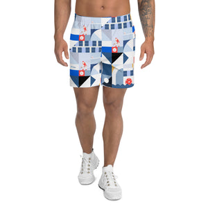 Dink & Drive under the Sun Summertime© Men's Long Casual Shorts for Pickleball Enthusiasts