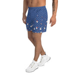 Load image into Gallery viewer, Spring Dink Logo Gradient© Red, White &amp; Blue Men&#39;s Long Casual Shorts for Pickleball Enthusiasts
