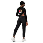 Load image into Gallery viewer, Put a Bow on it!©  Long-sleeve Crop top, UPF 50+ for Pickleball Enthusiasts
