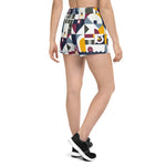 Load image into Gallery viewer, Dink &amp; Drive under the Sun Soft Chaos© Women&#39;s Pickleball Athletic Short Shorts w/pockets
