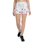 Load image into Gallery viewer, Spring Dink Logo© Gradient Grey &amp; Fuchsia Women&#39;s Pickleball Athletic Short Shorts w/pockets
