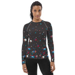 Load image into Gallery viewer, Spring Dink Gradient© Hopeful Discordance Women&#39;s Performance Long Sleeve Shirt for Pickleball Enthusiasts, UPF 50+
