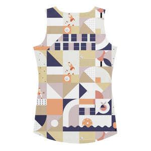 Dink & Drive under the Sun Traditionalist© Women's Tank Top for Pickleball Enthusiasts