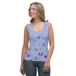 Load image into Gallery viewer, Spring Dink Gradient© Lavender Tank Top for Women Pickleball Enthusiasts
