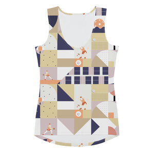 Dink & Drive under the Sun Traditionalist© Women's Tank Top for Pickleball Enthusiasts