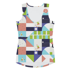 Dink & Drive under the Sun Rowdy© Tank Top for Pickleball Enthusiasts